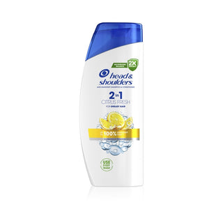 Head & Shoulders Citrus Fresh Champú y acondicionador 2 en 1 (Champú y acondicionador anticaspa) - Volumen: 625 Ml 