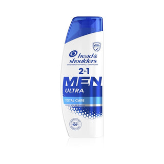 Head & Shoulders Champú y Acondicionador Anticaspa 2 En 1 Men Ultra Total Care (Champú y Acondicionador Anticaspa) 330 Ml 