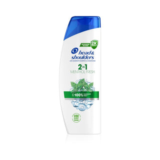 Head & Shoulders Champú Y Acondicionador 2 En 1 Menthol Fresh (Champú Y Acondicionador Anticaspa) - Volumen: 625 Ml 