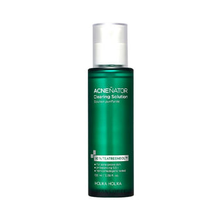 Holika Holika Agua limpiadora y calmante para pieles grasas y problemáticas Acnenator (Solución limpiadora) 100 Ml 