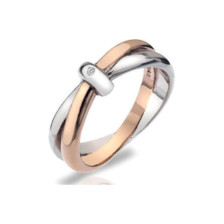 Hot Diamonds Anello Eternity Interlocking DR112 56 mm — Anello