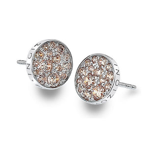 Hot Diamonds Pendientes de plata Hot Diamonds Emozioni Scintilla Champagne De454 