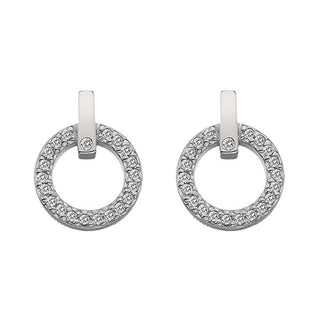 Hot Diamonds Preciosos Pendientes Con Diamantes Auténticos Flora De580 