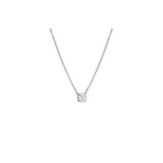 Hot Diamonds Collar de plata fina con topacio y diamante Tender Dn167 
