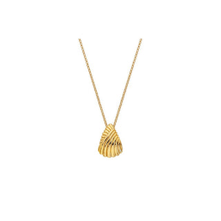 Hot Diamonds Collar a juego con diamantes chapados en oro Golden Edit Hope Dp1084 