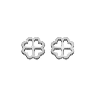 Hot Diamonds Pendientes de Plata Trébol Silver Whisper Swe010 