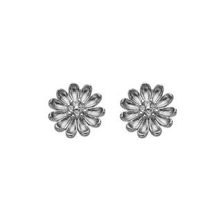 Hot Diamonds Pendientes de Plata Flor con Circonitas Proud Of You Silver Whisper Swe009 