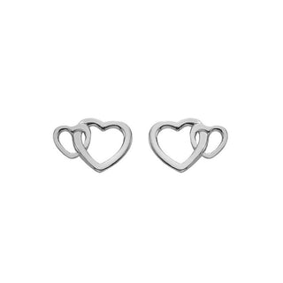 Hot Diamonds Pendientes de corazón de plata para mamá Silver Whisper Swe006 