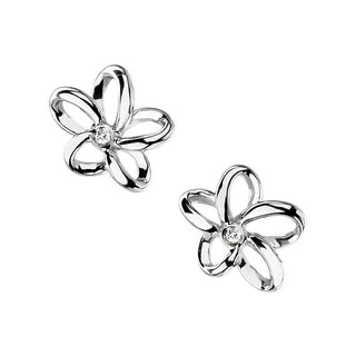 Hot Diamonds Orecchini Paradise Open Petal Stud DE248 — Orecchini