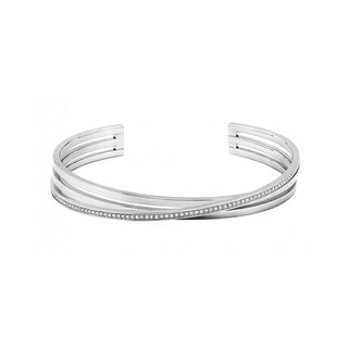 Hugo Boss Pulsera de acero macizo con cristales 1580284 