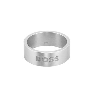 Hugo Boss Anillo para hombre de acero a la moda 1580457 - Circunferencia: 66 Mm 