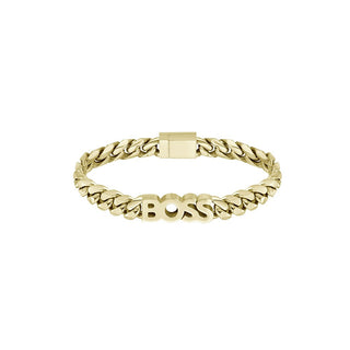 Hugo Boss Pulsera Fashion Chapada en Oro Boss 1580505 - Longitud: 19 Cm 