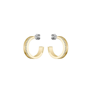 Hugo Boss Pendientes de aro chapados en oro 1580522 