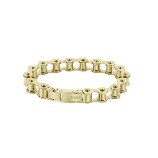 Hugo Boss Pulsera Original para Hombre Chapada en Oro 1580532 