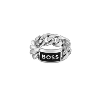 Hugo Boss Anillo para hombre de acero Kassy Emblem 1580681 - Circuito: 64 Mm 