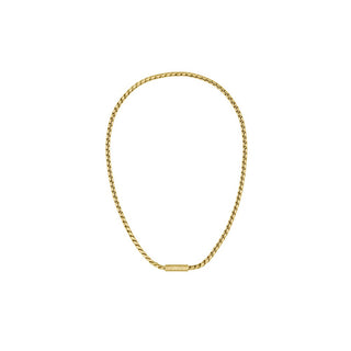 Hugo Boss Elegante Collar chapado en oro para hombre Doran 1580694 