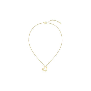 Hugo Boss Collar romántico de acero chapado en oro Honey Boundless 1580722 