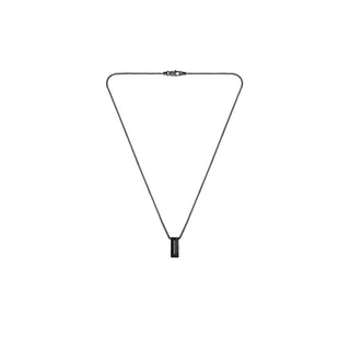 Hugo Boss Collar para hombre de acero negro Candor 1580750 