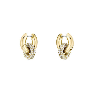 Hugo Boss Pendientes Modernos 2 En 1 Chapados en Oro Live Precious 1580759 