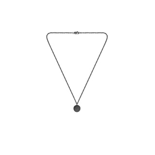 Hugo Boss Collar para hombre de acero negro Double B 1580762 