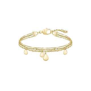 Hugo Boss Pulsera Triple Chapada en Oro Para Mujer Selena 1580768 