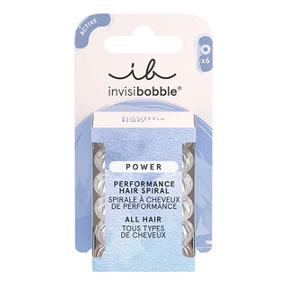 Invisibobble Cinta para el pelo Power Crystal Clear 6 Piezas 