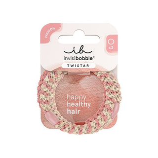 Invisibobble Goma elástica Twistar Blush Braids 3 Piezas 