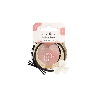 Invisibobble Beauties Flower Pearl Hair Elastics 4 Pieces 