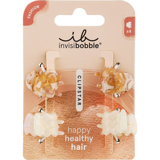 Invisibobble Clipstar XS Hair Clip Petit Rainbow 4 Pieces 