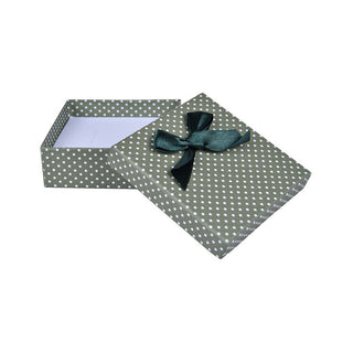 Jk Box Boîte à pois verts pour set de bijoux Kk-5 / A19 