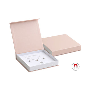 Jk Box Caja de Regalo Rosa Empolvado Para Set De Joyas Vg-10 / A5 / A1 