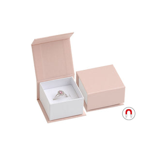 Jk Box Caja de regalo rosa empolvado para anillo o pendientes Vg-3 / A5 / A1 