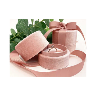 Jk Box Caja de regalo con anillo con cinta rosa Ltr-3/P/A5 