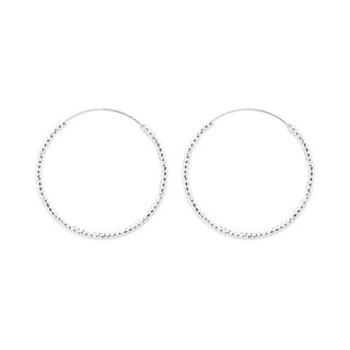 Jvd Pendientes de Plata Svle0216Xd500 - Diámetro: 3 Cm 