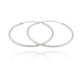 Jvd Pendientes de Plata Svle0215Xd500 - Diámetro: 4 Cm 