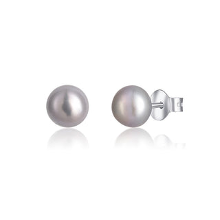 Jvd Pendientes de Perlas de Plata Svle0545Xd2P60 - Diámetro: 0,7 Cm 