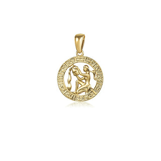 Jvd Colgante Acuario Chapado en Oro Svlp0713Xh2Govo 