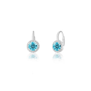 Jvd Pendientes de plata con circonitas azules Svle0986Xh2M300 