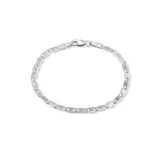 Jvd Pulsera De Cadena De Plata Sin Tempo Con Gancho Svlcopq0Sj180 - Longitud: 18 Cm 