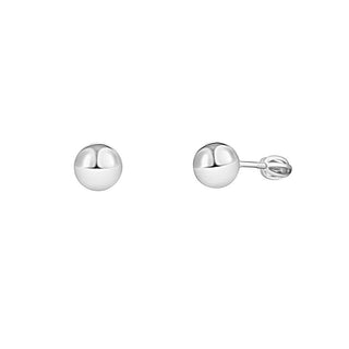 Jvd Pendientes de botón minimalistas de plata Svle1502Xh200 - Diámetro: 0,4 Cm 