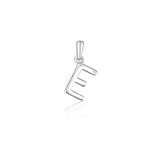 JVD Ciondolo Minimalista in Argento Lettera E SVLP0948XH2000E — Ciondolo
