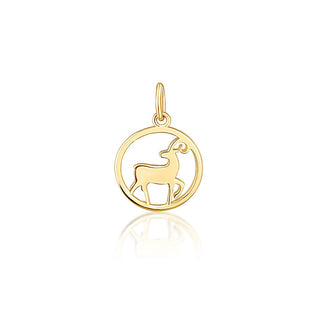 Jvd Colgante con signo de Aries chapado en oro Svlp1080X61Gobe 