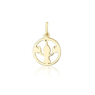 Jvd Colgante con signo de Cáncer chapado en oro Svlp1080X61Gora 