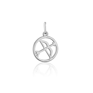 Jvd Colgante de plata con signo Sagitario Svlp1080X6100St 