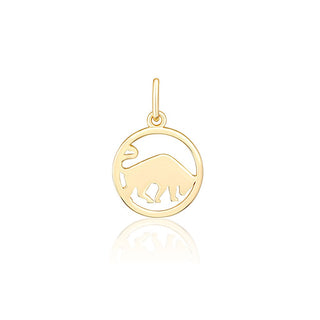 Jvd Colgante con el signo de Tauro chapado en oro Svlp1080X61Goby 