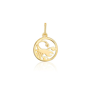 Jvd Colgante con el signo de Escorpio chapado en oro Svlp1080X61Gosc 