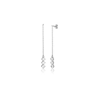Jvd Orecchini Argento Zirconi — Orecchini