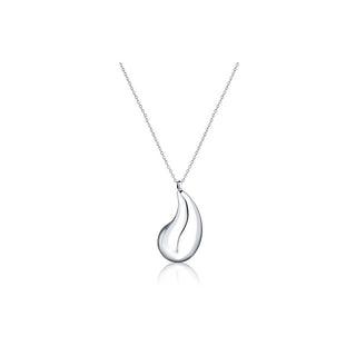 Jvd Fascinante Collar de Mujer de Acero Tear Drop Sssn0091X200045 