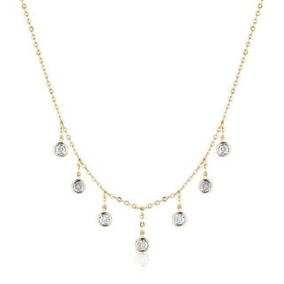 Jvd Collana Di Lusso Placcata Oro Con Zirconi SVLN0552Xk5Go45 — Collana