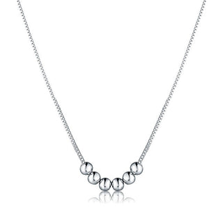 Jvd Collar de plata con cuentas Svln0596X860045 